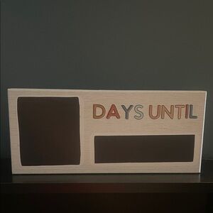 Chalkboard Countdown Block - Multicolor